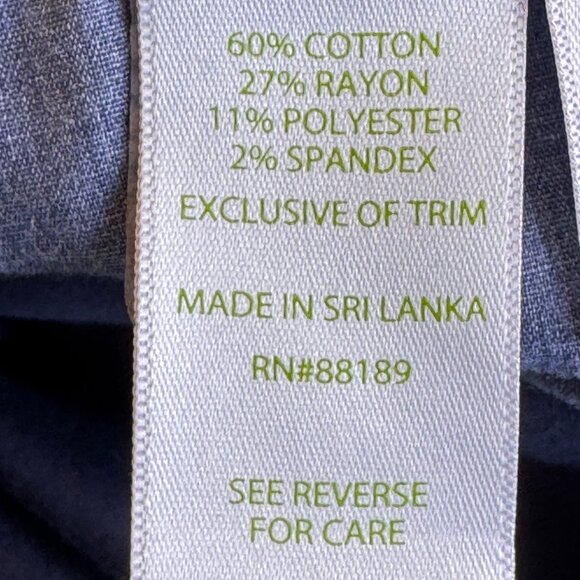 Lilly Pulitzer Worth Skinny Jeans Midnight Navy Blue Mid Rise Women's 5 Pocket 8 - Picture 11 of 12